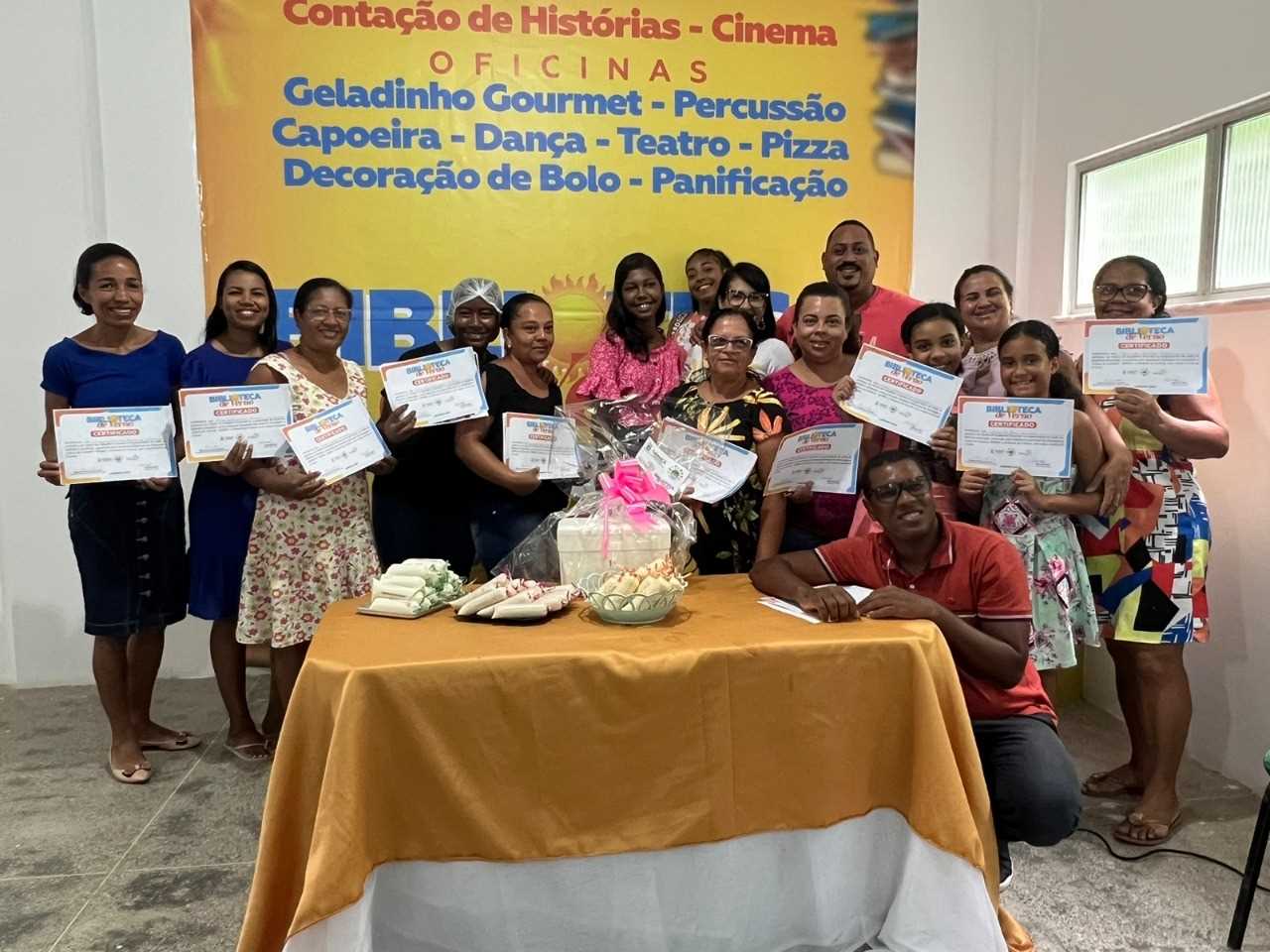 Camacã: Biblioteca de Verão conclui oficinas de Gourmet e Percussão